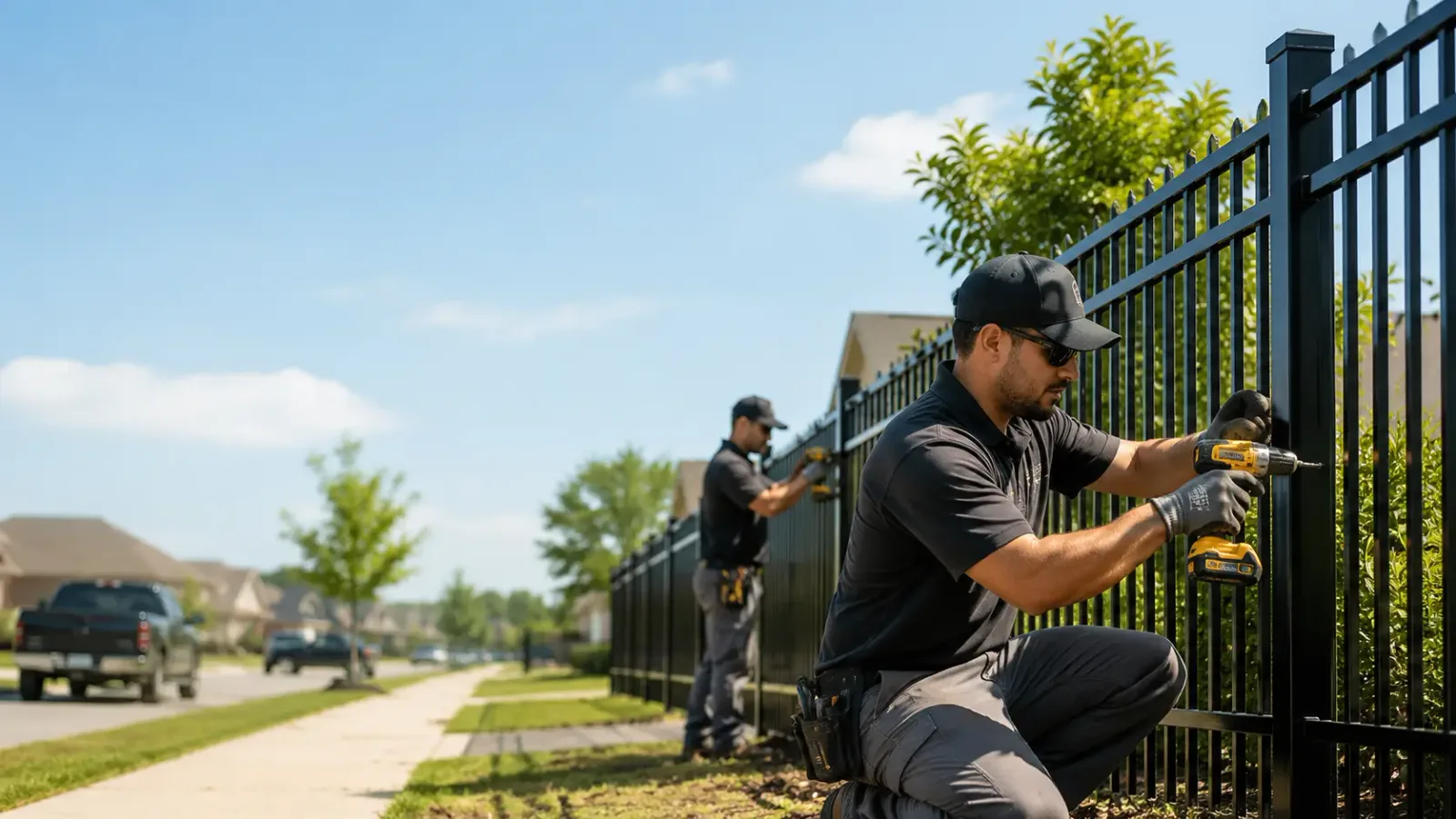 Metal Fence Installation in Marietta, GA